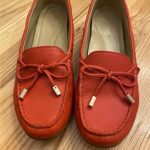 Michael Kors Vibrant Red Loafers